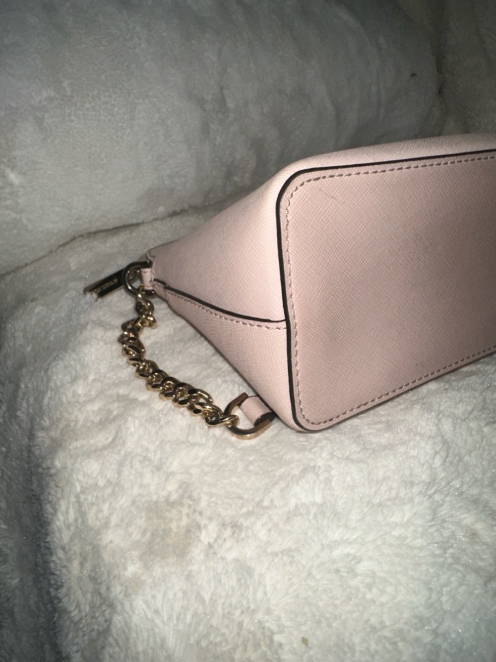MICHAEL KORS Blush Pink Saffiano Leather Crossbody Bag - Picture 5 of 8